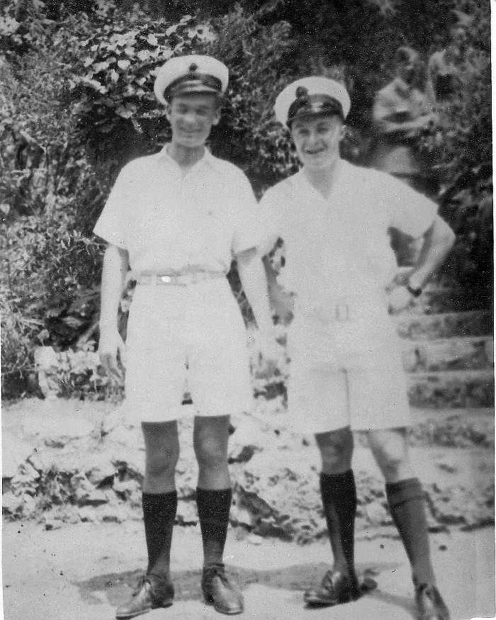 Royal Canadian Navy : Bob Dornan & Jack Miller.