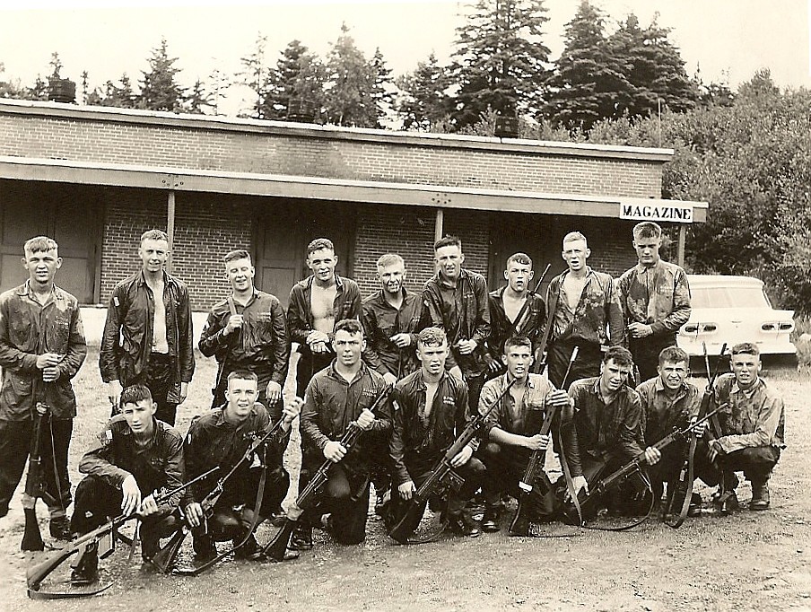 Royal Canadian Navy : HMCS Cornwallis : assault course, 1960.