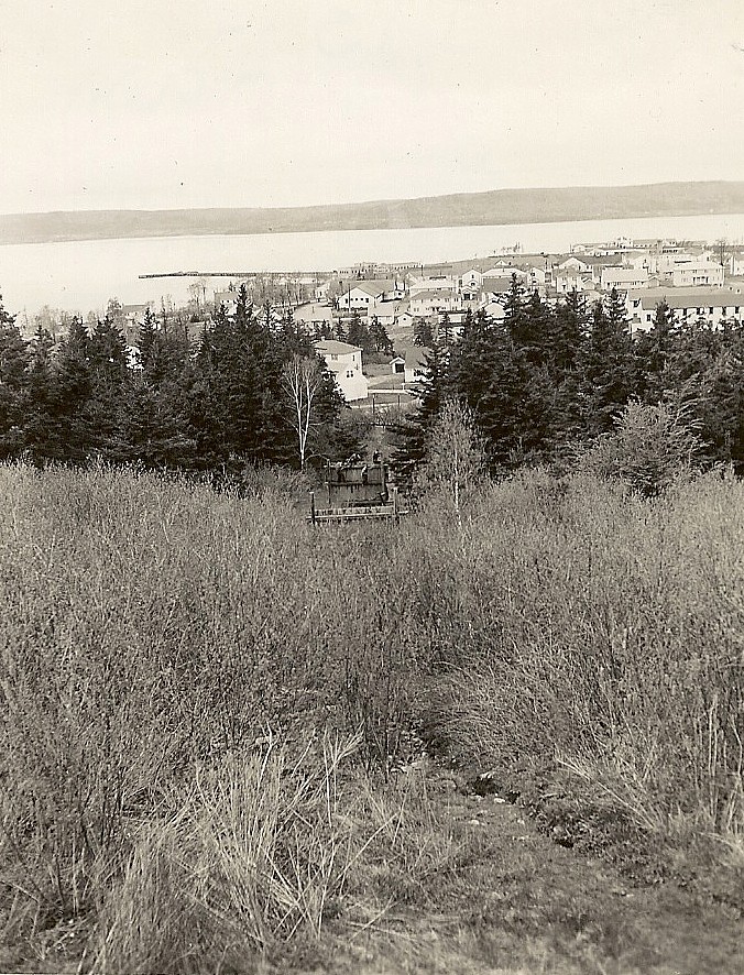 Royal Canadian Navy : HMCS Cornwallis : assault course, 1960.