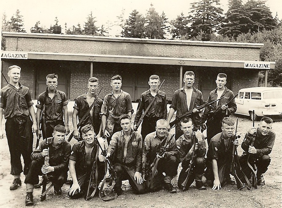 Royal Canadian Navy : HMCS Cornwallis : assault course, 1960.