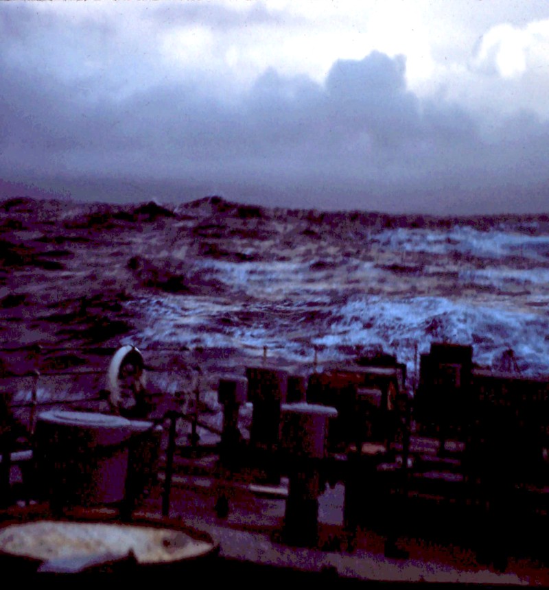 Royal Canadian Navy : H.M.C.S. Ste Therese in the Queen Charlotte Islands.