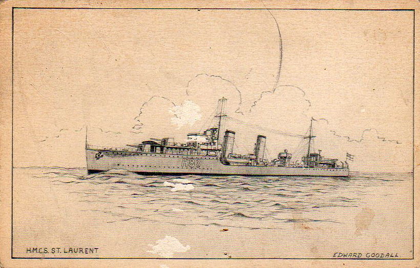 Royal Canadian Navy : HMCS St Laurent