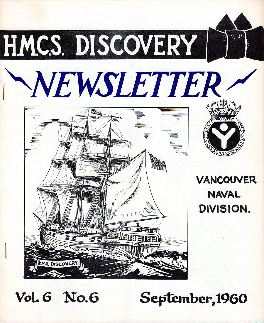 Royal Canadian Navy : HMCS Discovery, Newsletter, 1960