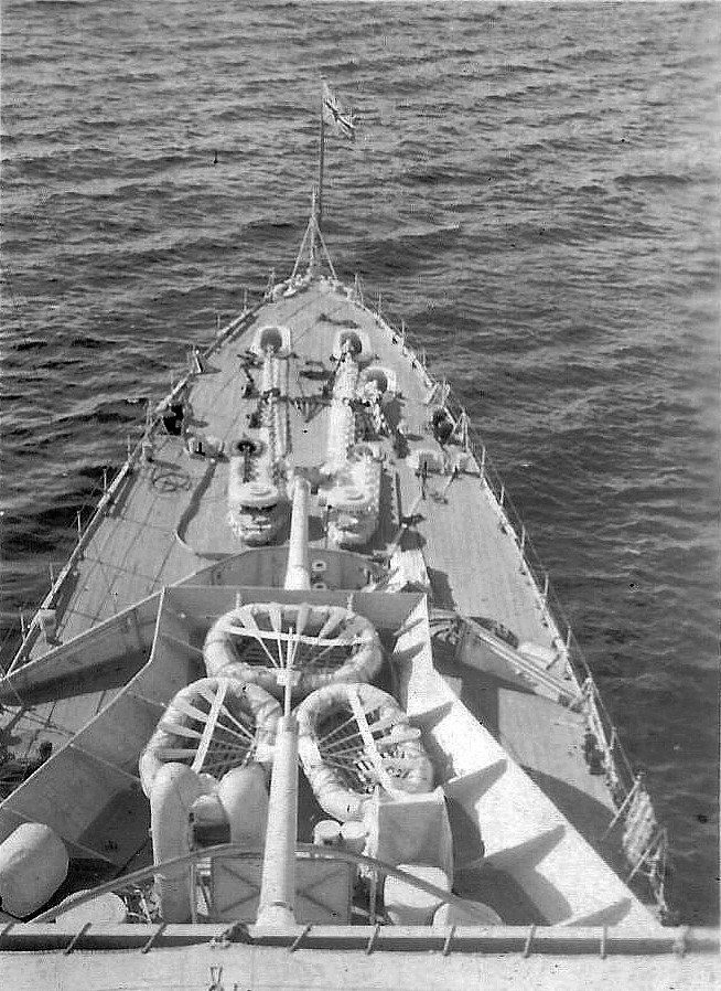 Royal Canadian Navy : HMS Delhi, before 1942