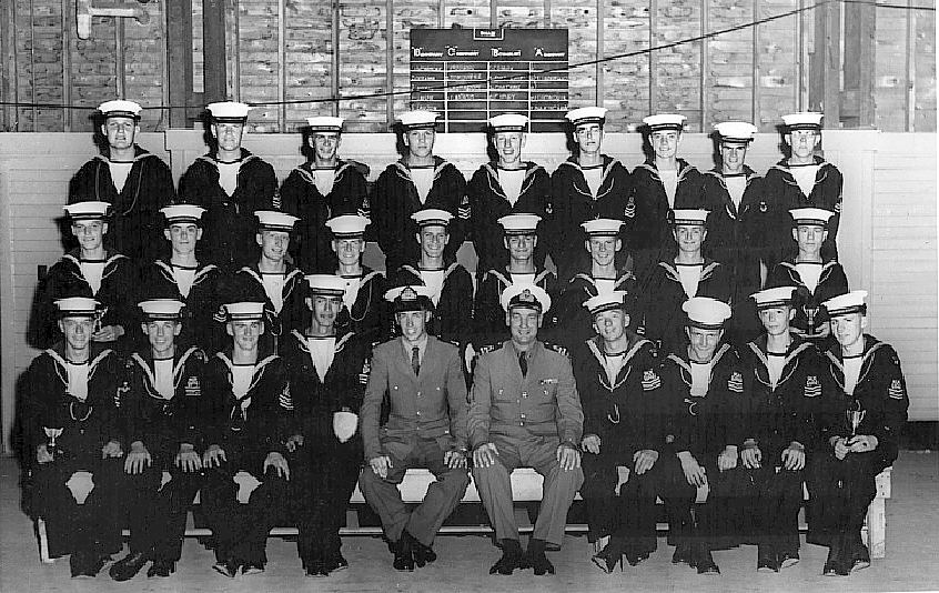 HMCS Acadia, cadets, 1959