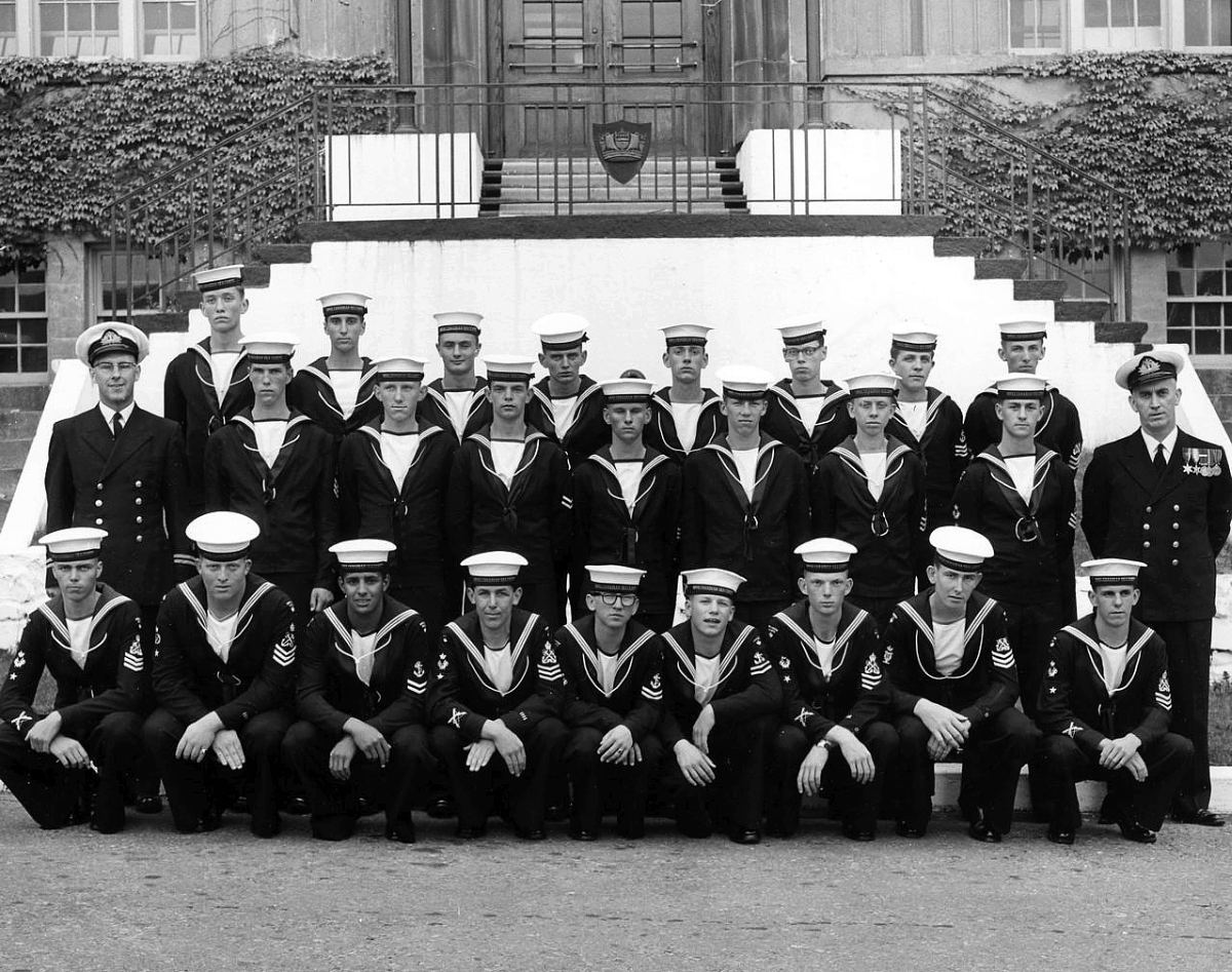 HMCS Stadacona, cadets, 1960