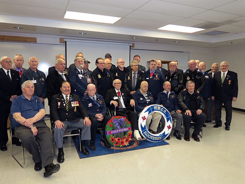 Survivors of HMCS Kootenay disaster, reunion, 2018