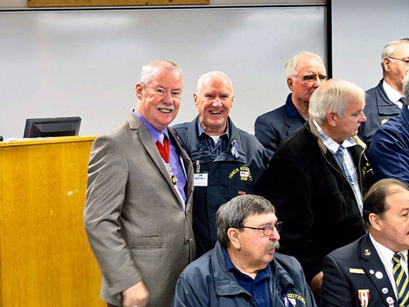 Survivors of HMCS Kootenay disaster, reunion, 2018