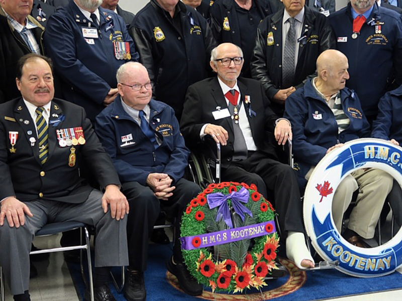 Survivors of HMCS Kootenay disaster, reunion, 2018