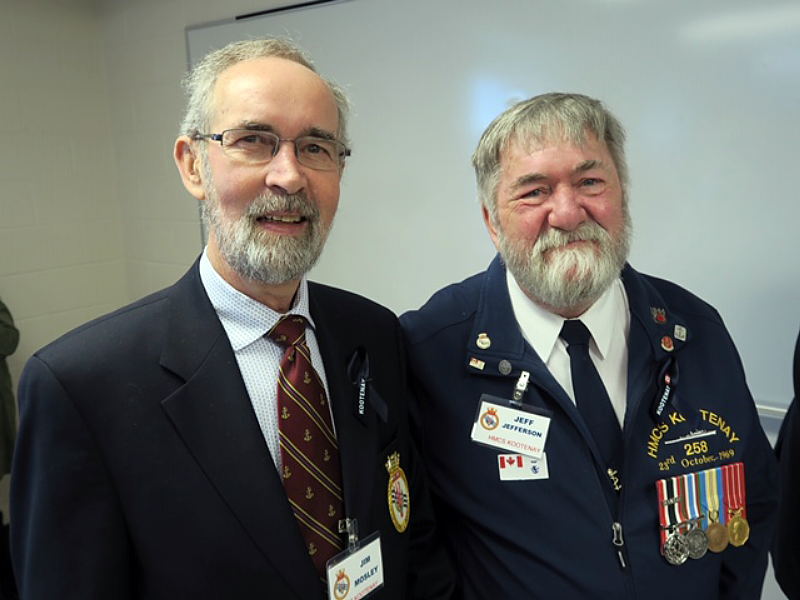 Survivors of HMCS Kootenay disaster, reunion, 2018