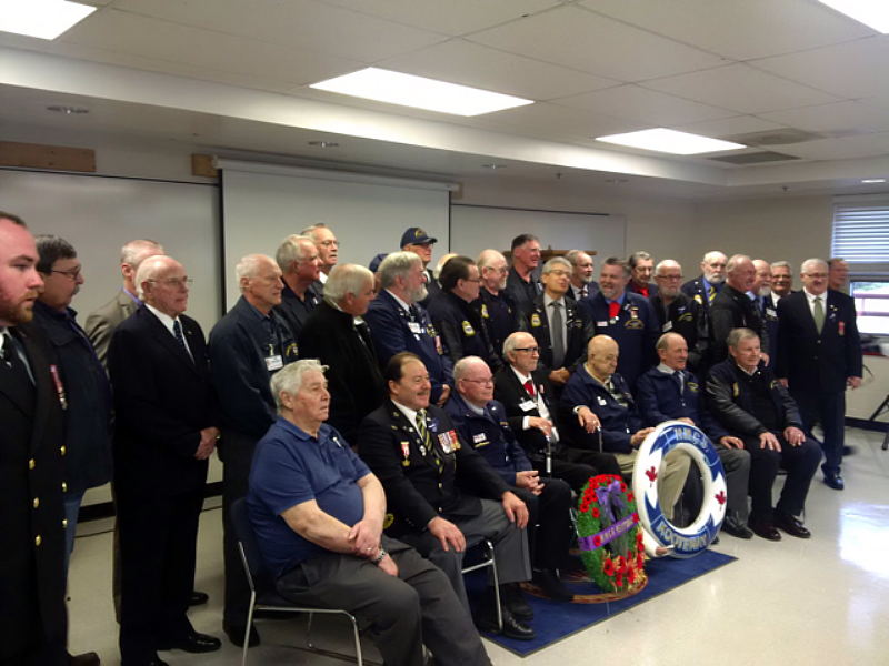 Survivors of HMCS Kootenay disaster, reunion, 2018