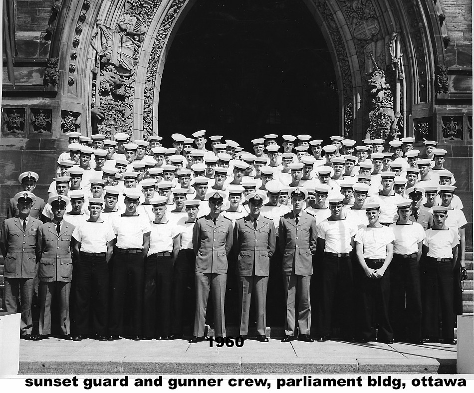 HMCS Cornwallis, Sunset Guard, 1960