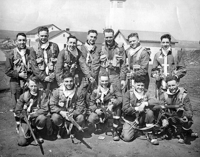 Assault Course, HMCS Cornwallis, 1954