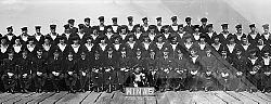 Crew of HMCS Minas, England, 1945