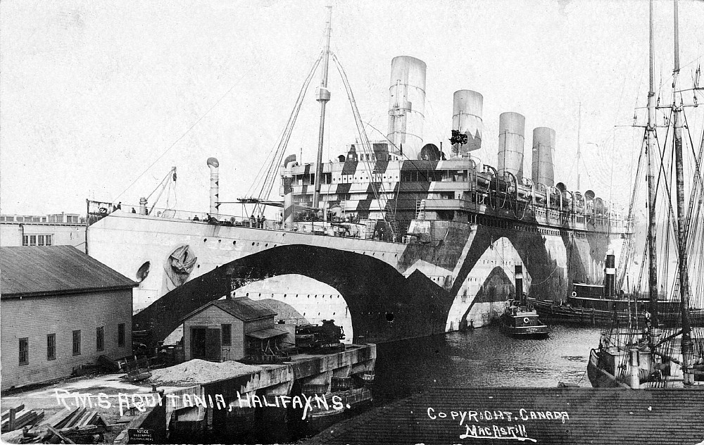 RMS Aquitania in Halifax