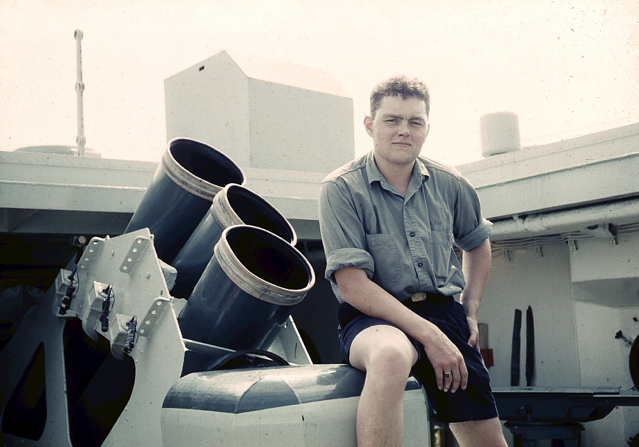 Royal Canadian Navy : HMCS Ste Therese, ABSN Charles Dobie.