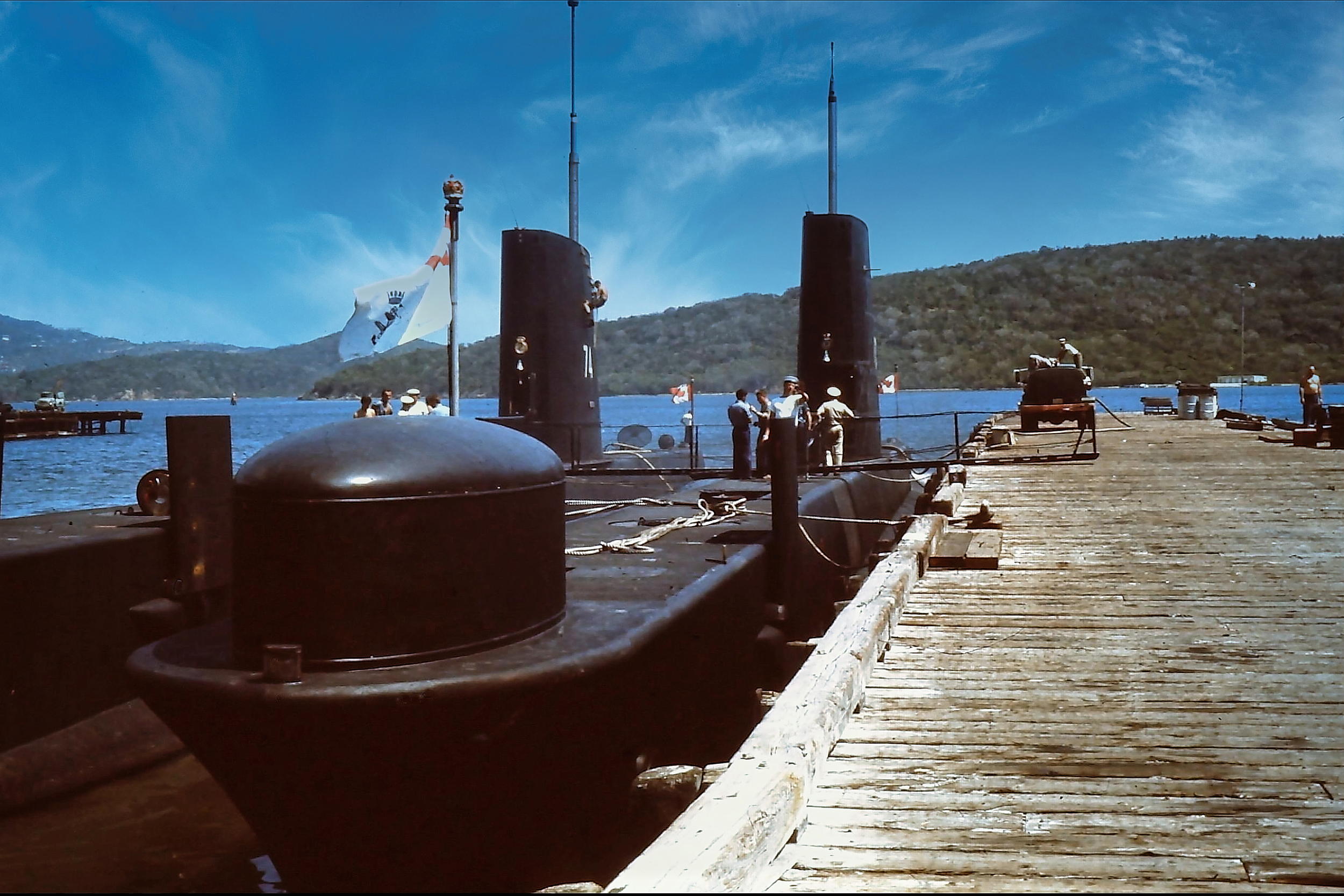 HMCS Onondaga in Virgin Islands.