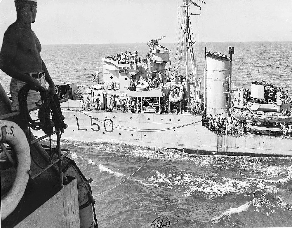 Royal Canadian Navy : HMCS Ontario, 1945.
