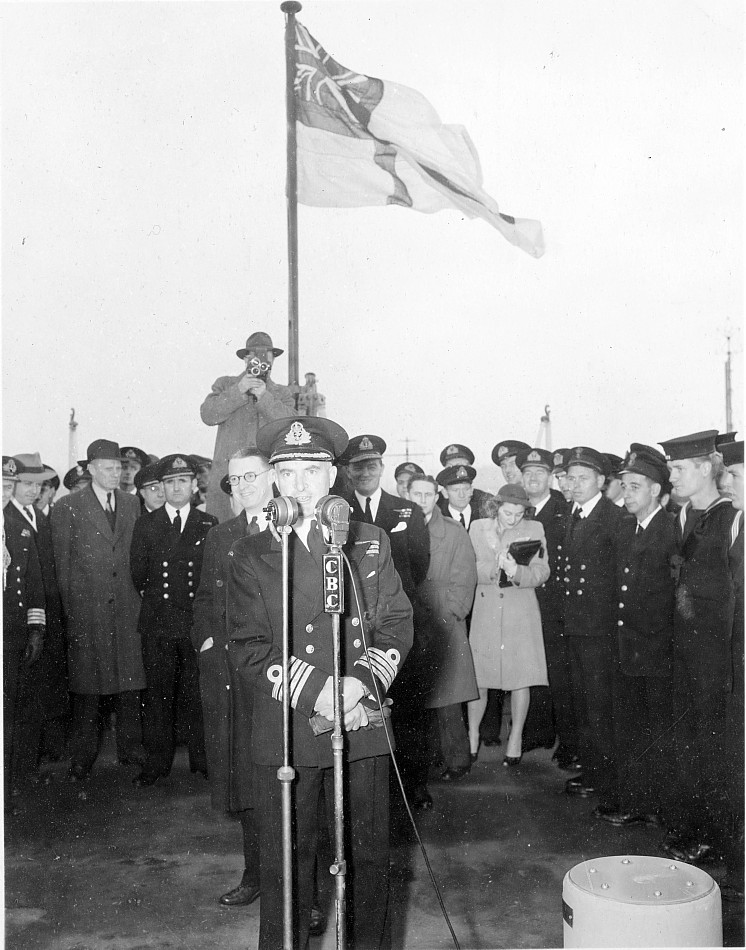 Royal Canadian Navy : HMCS Ontario, 1945.