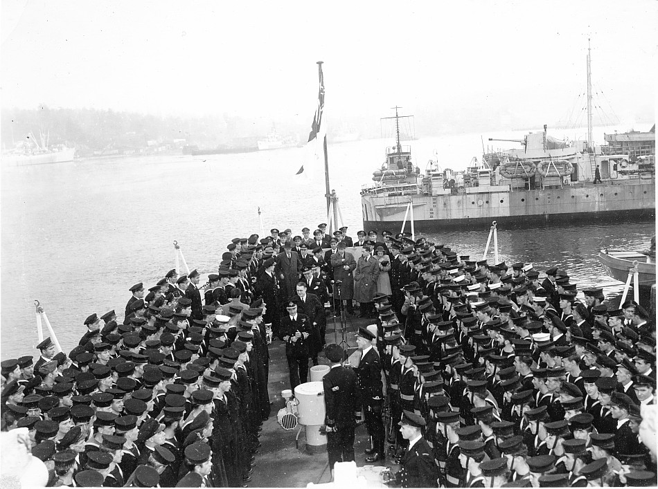 Royal Canadian Navy : HMCS Ontario, 1945.