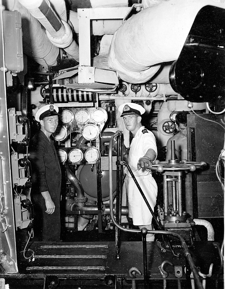 Royal Canadian Navy : HMCS Ontario, 1945.