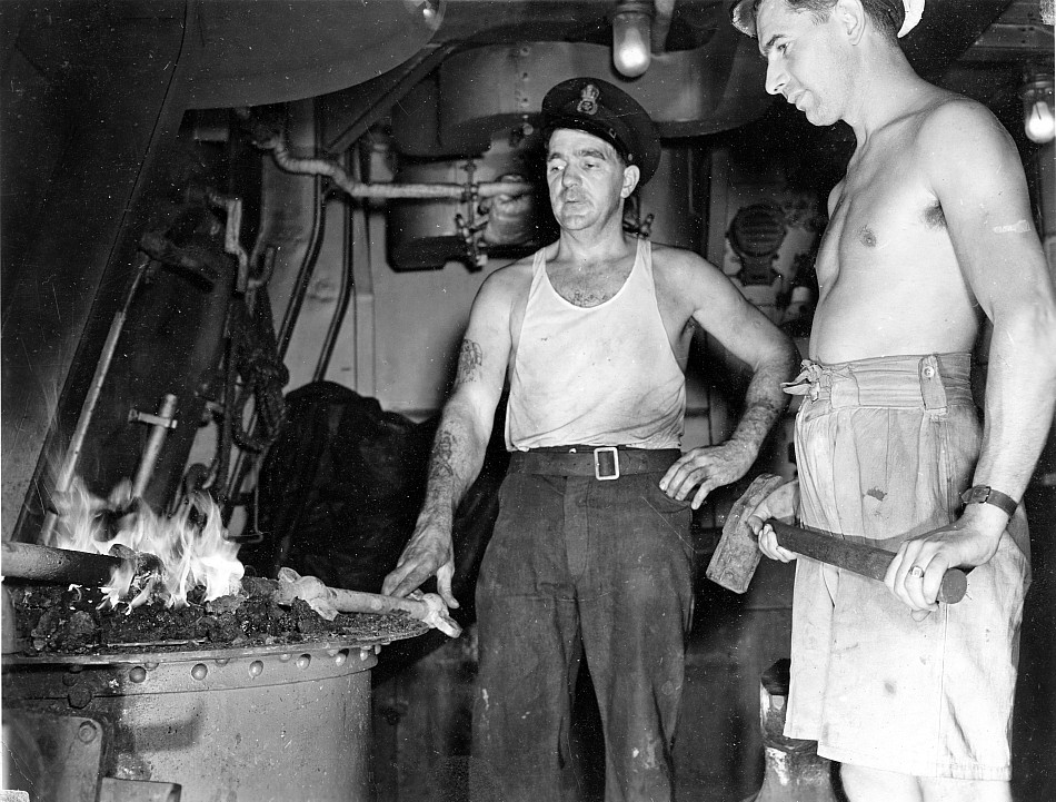 Royal Canadian Navy : HMCS Ontario, 1945.