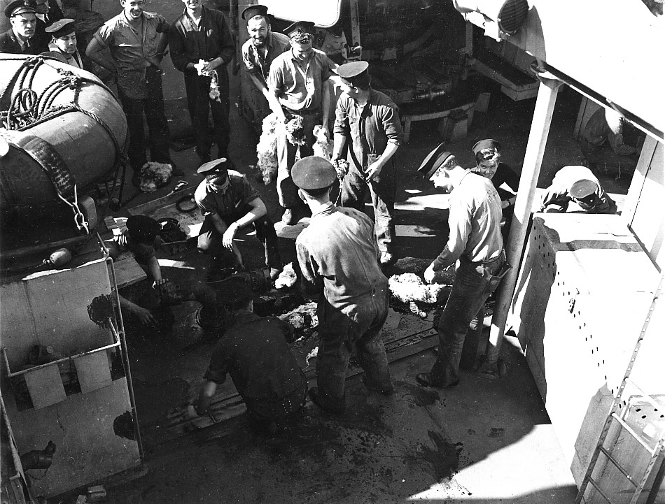 Royal Canadian Navy : HMCS Ontario, 1945.