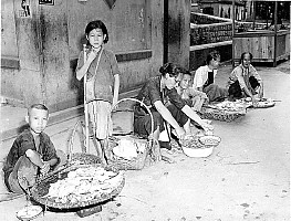 Street vendors, Hong Kong