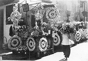 Flower vendor, Hong Kong