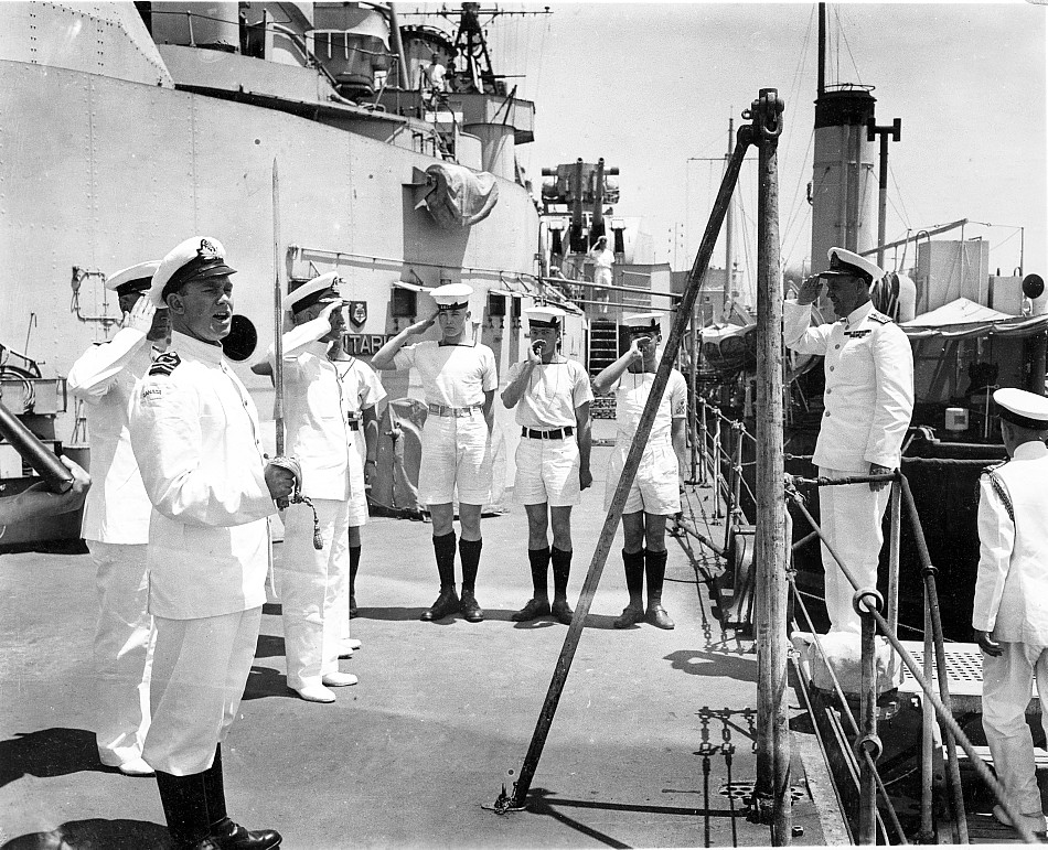 Royal Canadian Navy : HMCS Ontario, 1945.