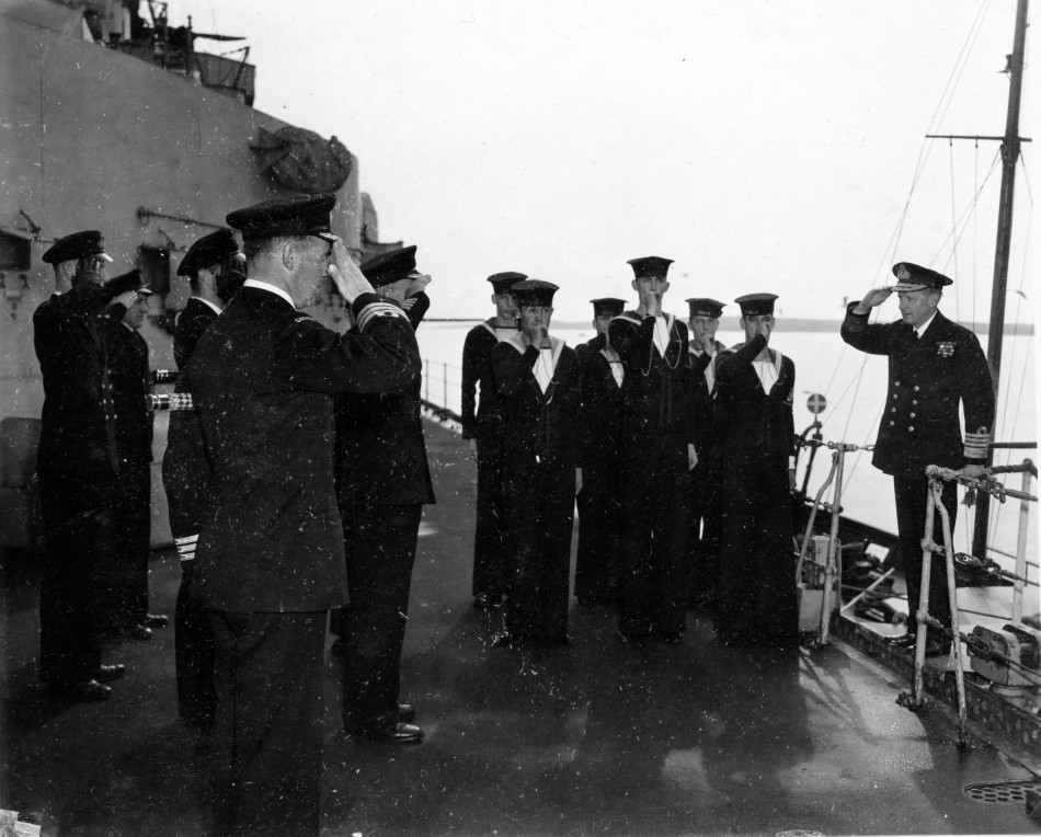 Royal Canadian Navy : HMCS Ontario, 1945.