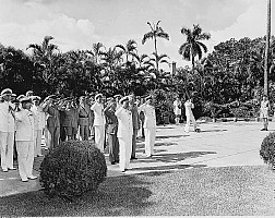 Hong Kong Peace Treaty ceremony