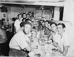 HMCS Ontario, messdeck