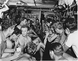 HMCS Ontario, below deck