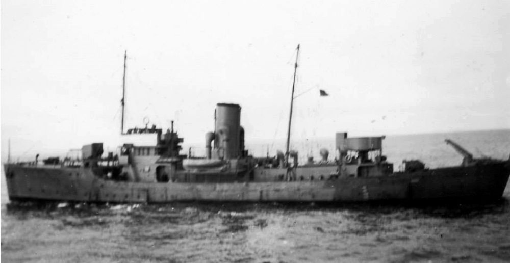unidentified ship.