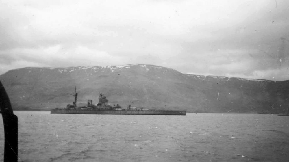 unidentified ship.