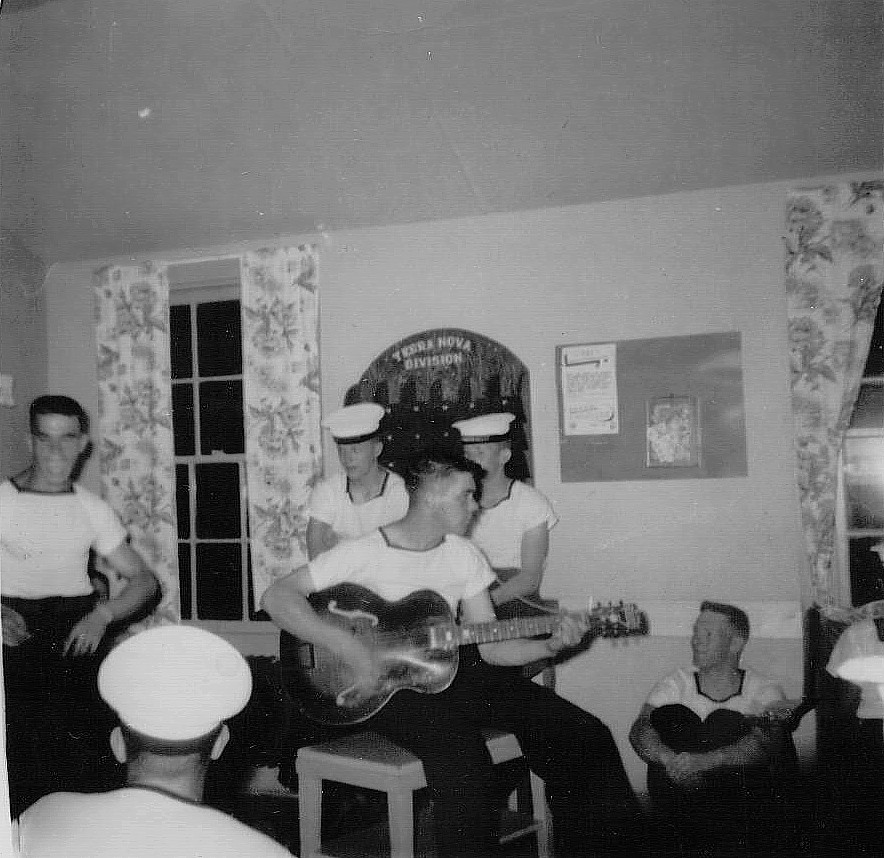 Royal Canadian Navy : HMCS Cornwallis, men in Terra Nova Division, 1959.