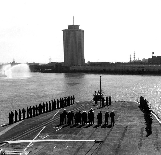 Royal Canadian Navy : HMCS Bonaventure in New Orleans.