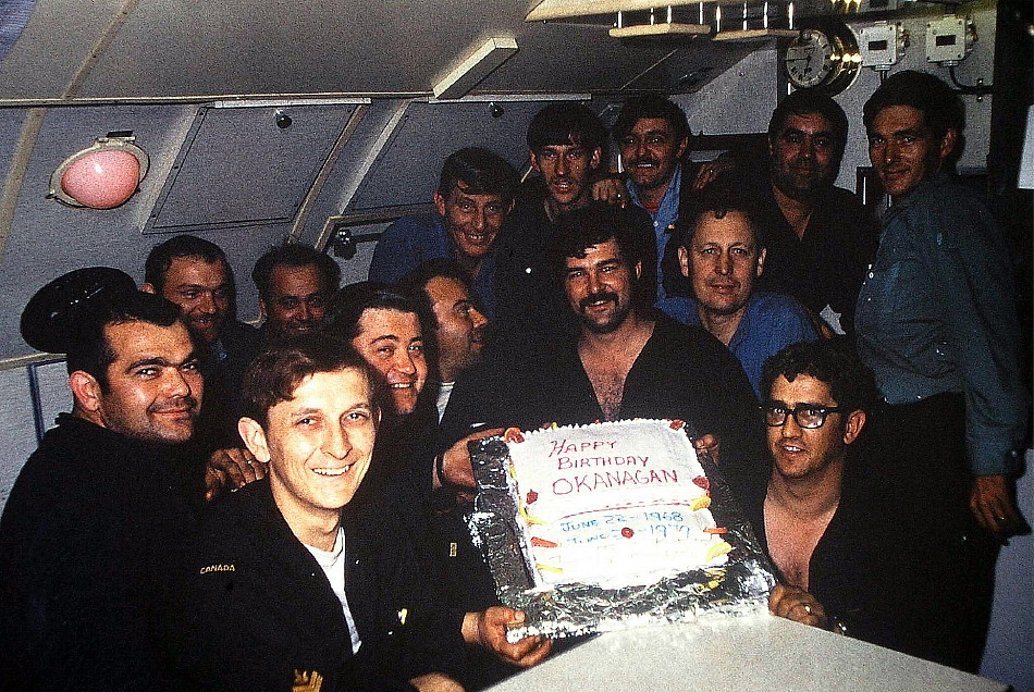 Royal Canadian Navy : HMCS Okanagan's Fifth Birthday, 1973.