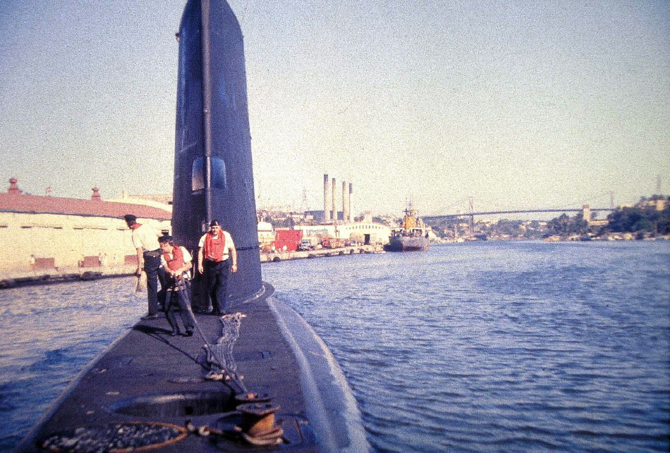 Royal Canadian Navy : HMCS Okanagan port visit to Santo Domingo, Feb., 1974.