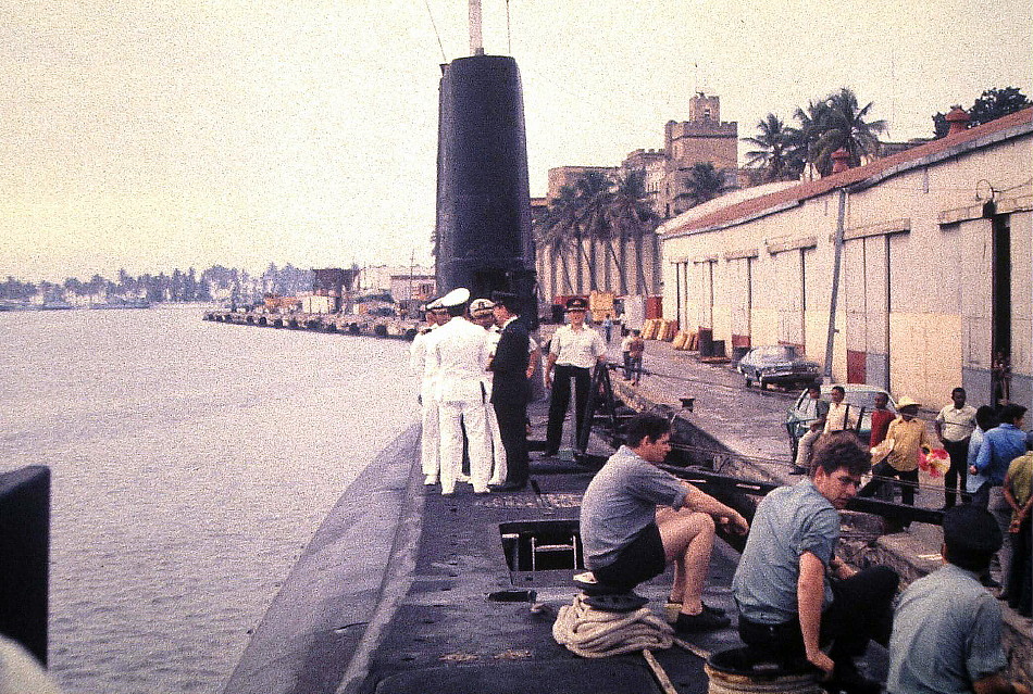 Royal Canadian Navy : HMCS Okanagan port visit to Santo Domingo, Feb., 1974.