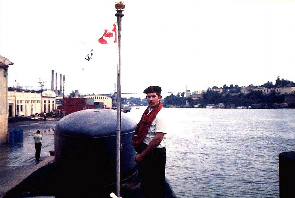 Royal Canadian Navy : HMCS Okanagan port visit to Santo Domingo, Feb., 1974.