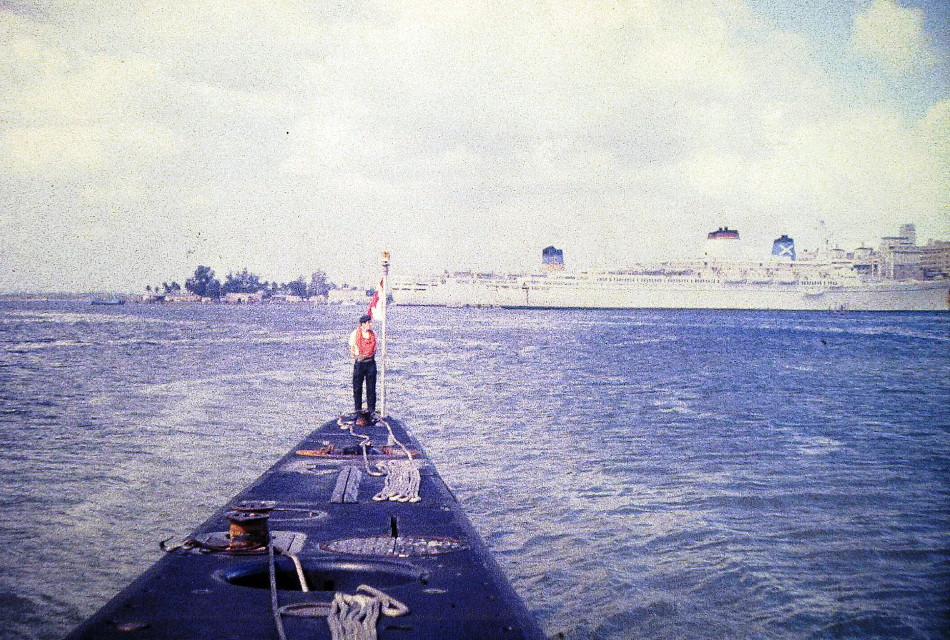 Port visit to San Juan, P.R., Feb., 1974.