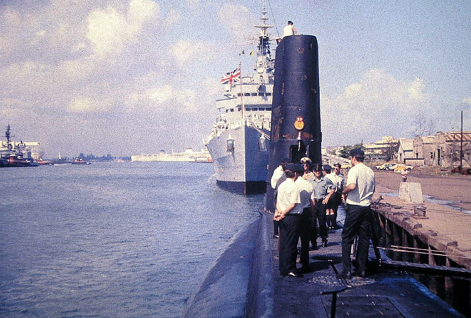 Port visit to San Juan, P.R., Feb., 1974.