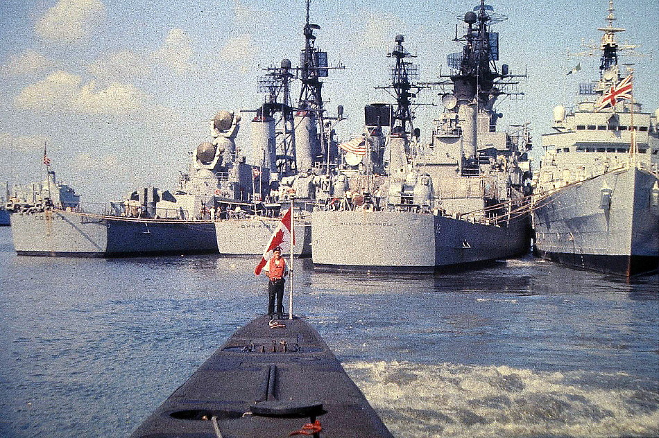 Port visit to San Juan, P.R., Feb., 1974.