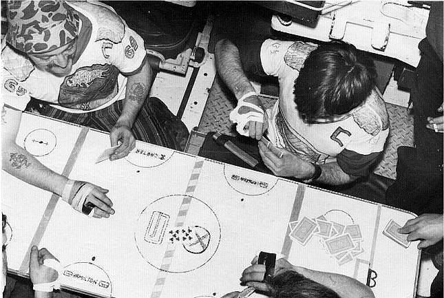 Royal Canadian Navy : HMCS Okanagan Card Hockey Tournament, March, 1974.