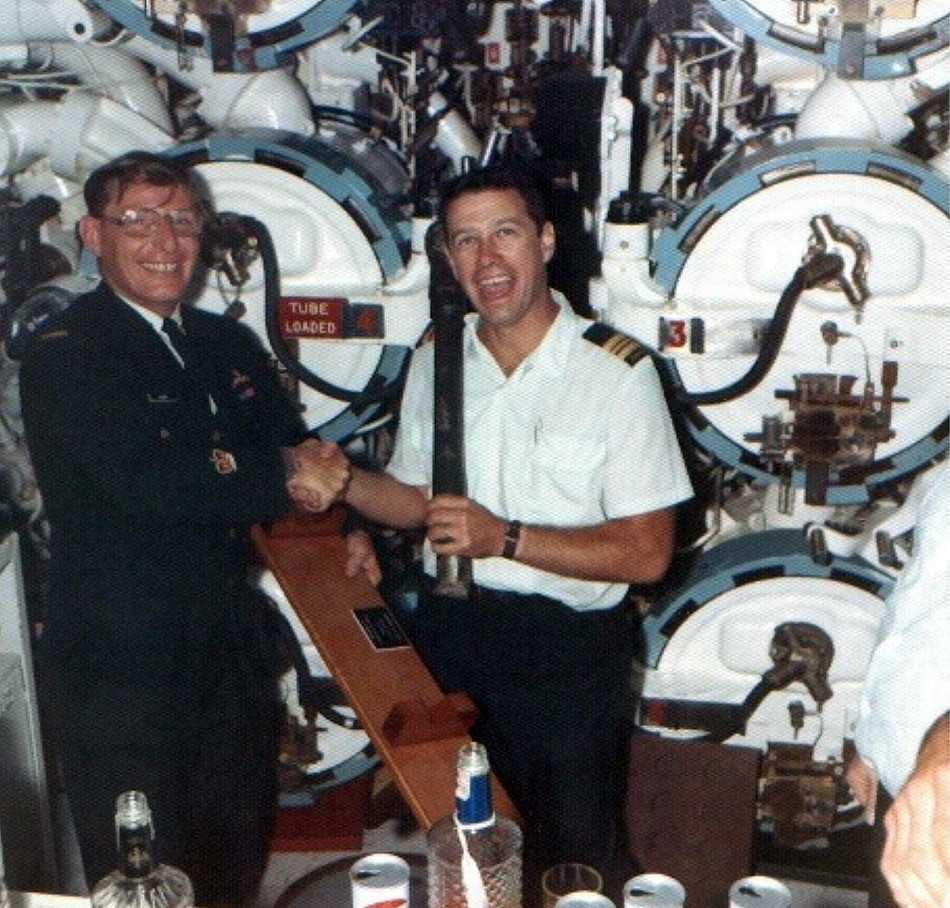 Royal Canadian Navy : HMCS Okanagan, Change of Commanding Officer, July, 1974.