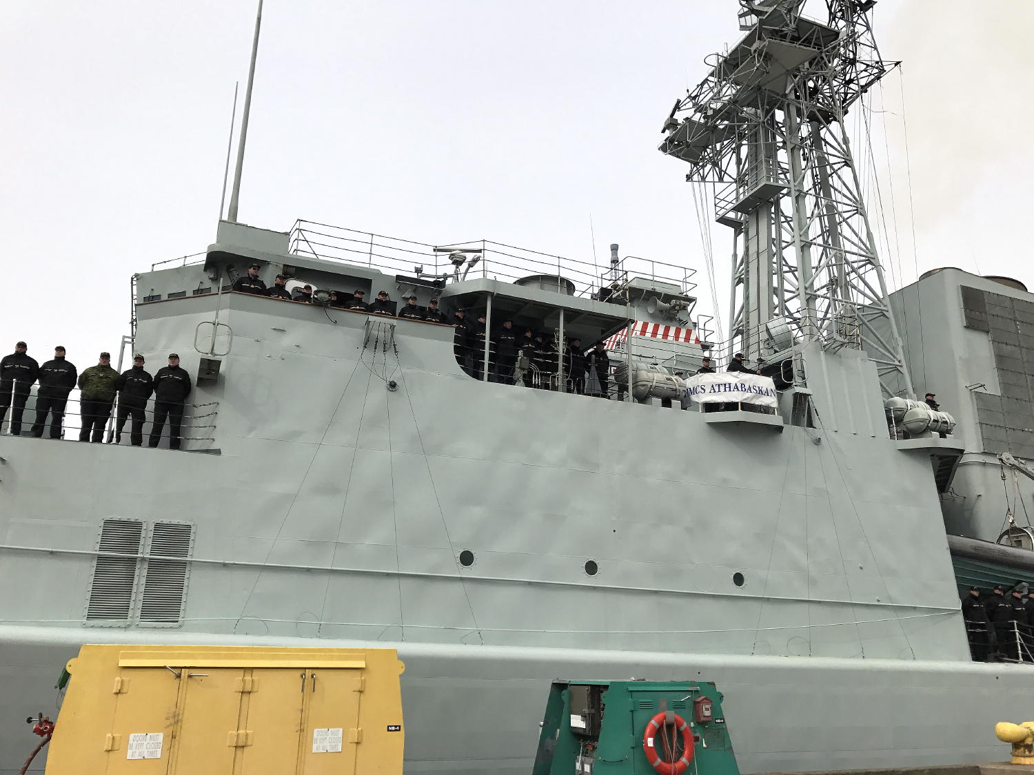 HMCS Athabaskan, Paying-Off Cruise.