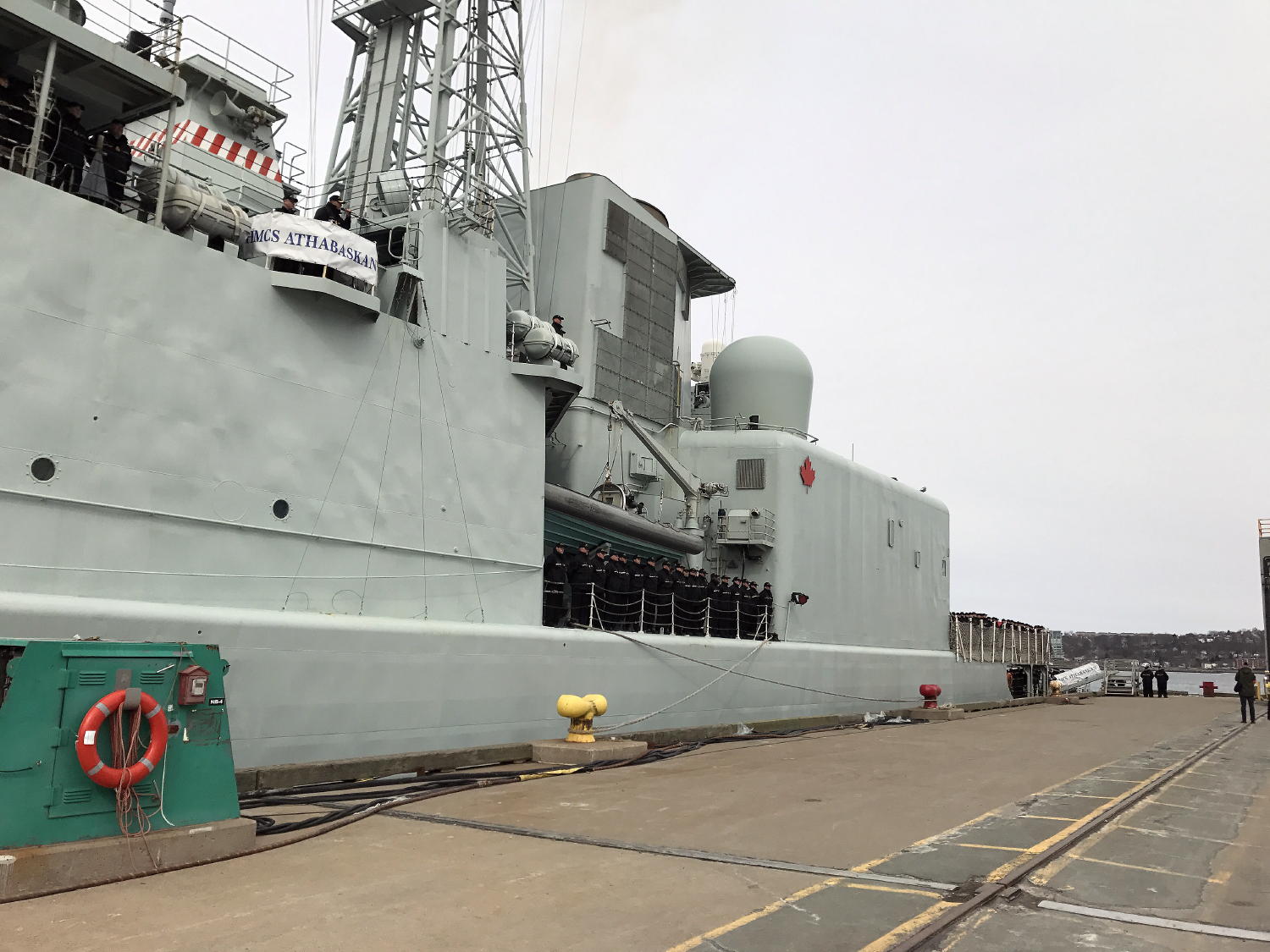 HMCS Athabaskan, Paying-Off Cruise.