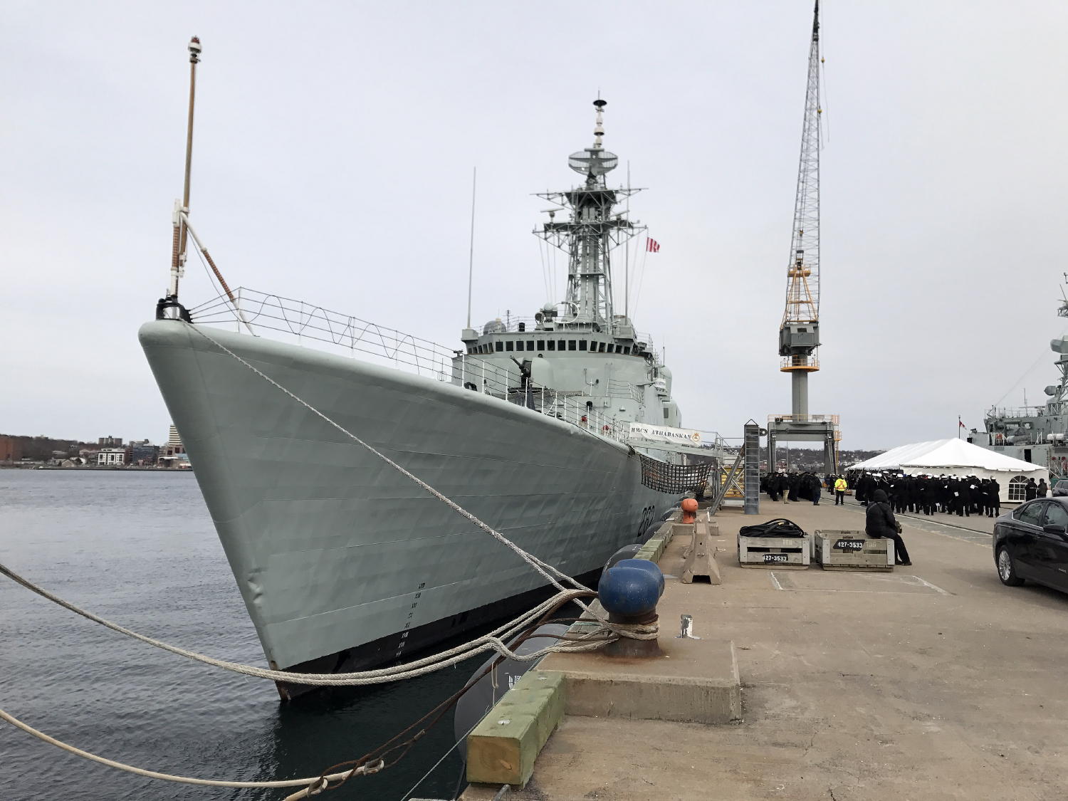 HMCS Athabaskan, Paying-Off Cruise.